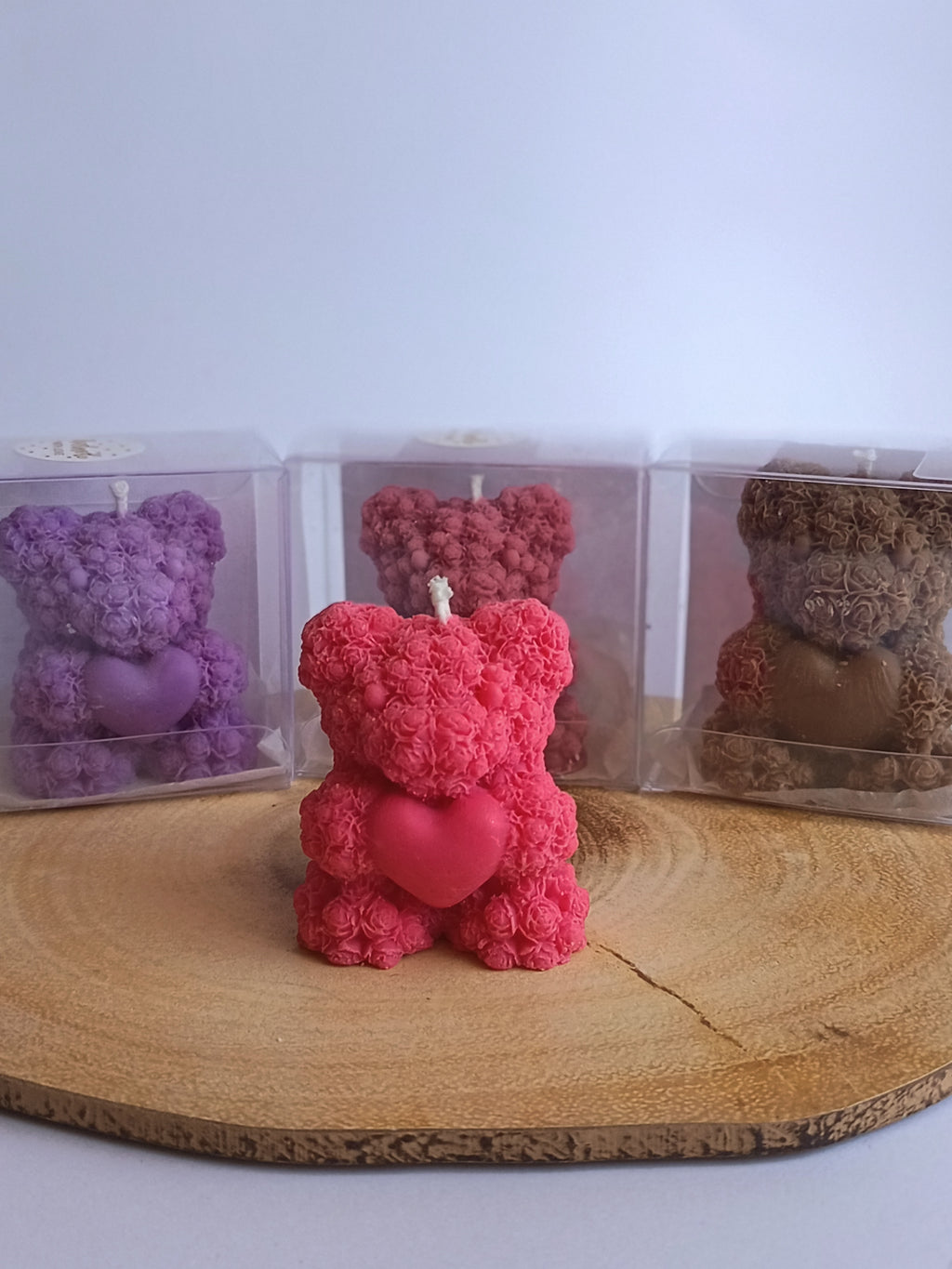 Lumânare parfumată Teddy - Zambile
